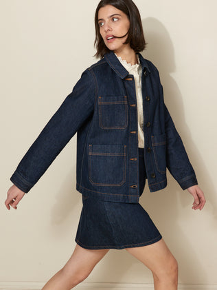 Women's organic cotton utility jacket