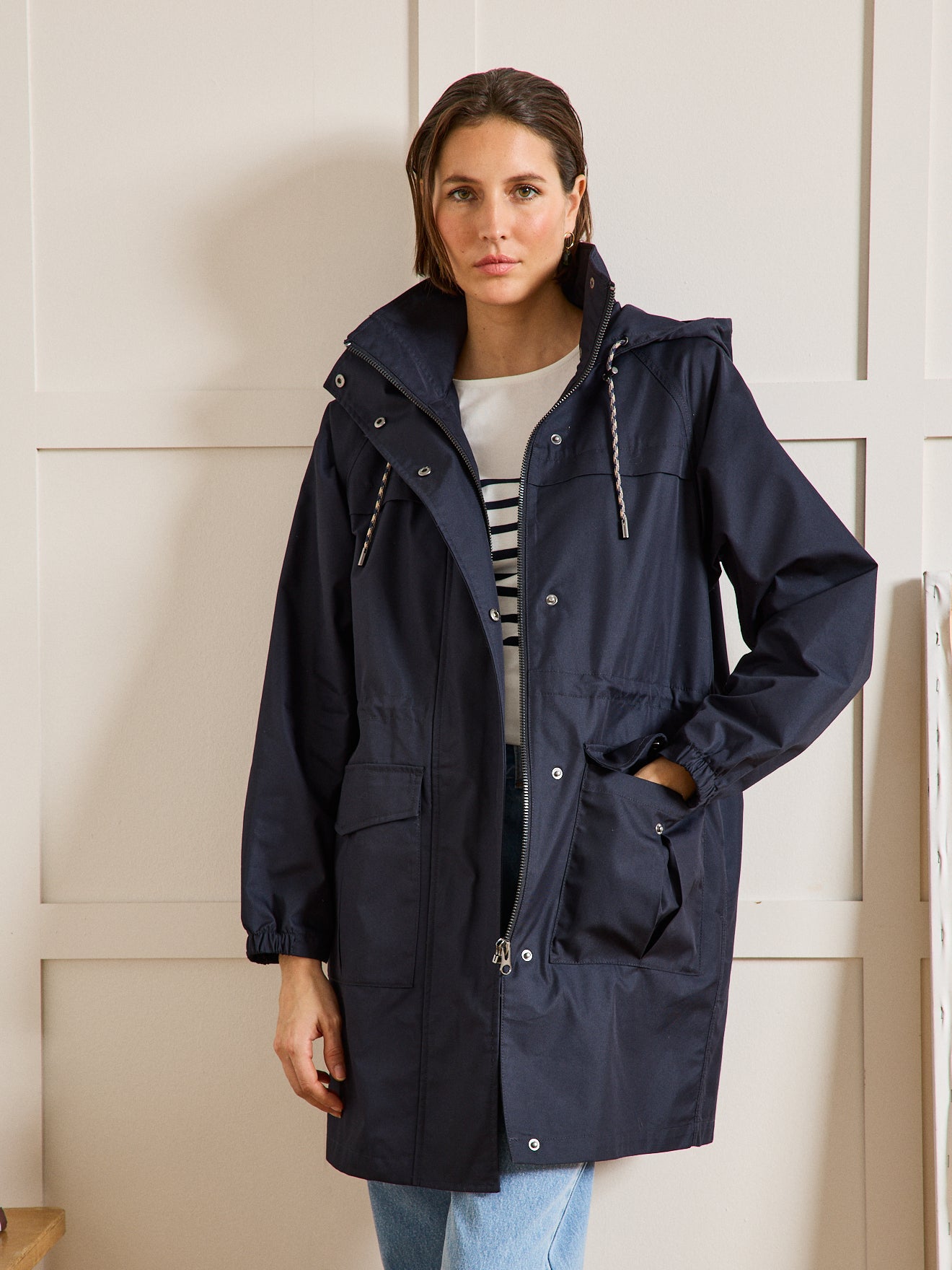 Parka Femme Manteau Cyrillus Women's Short Lightweight Parka