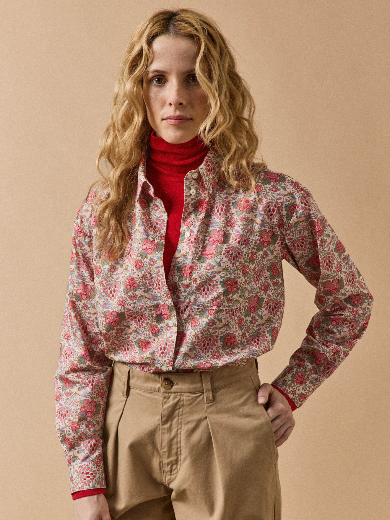 Women's shirt made with Liberty fabric The Limited Collection