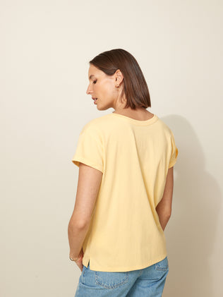 Women's organic cotton T-shirt with short sleeves