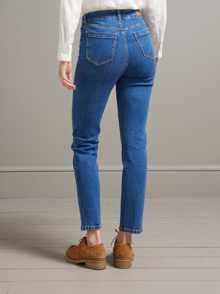 Women's Mathilde organic cotton slim-leg jeans with eco-friendly wash