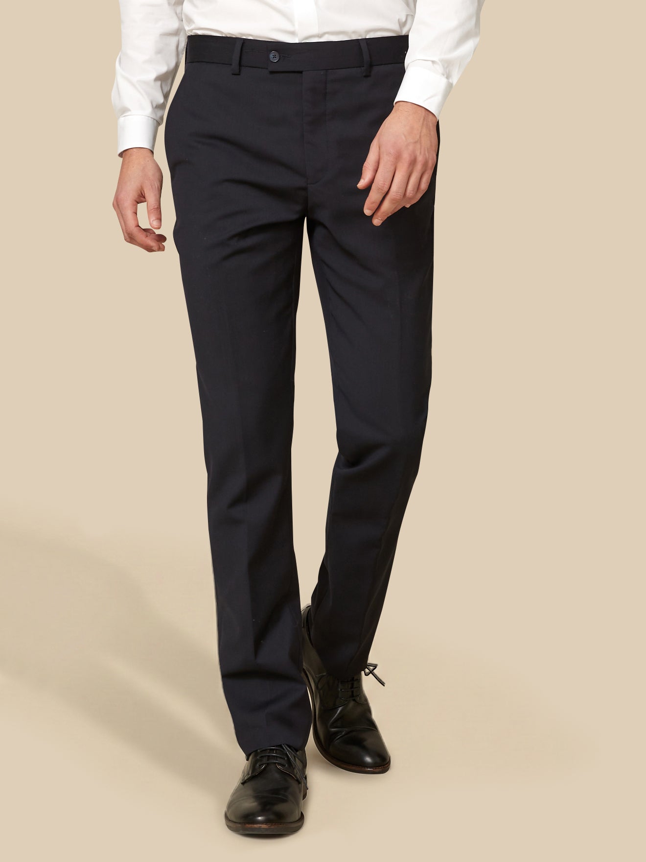 Men's Super 100s wool suit trousers - Cyrillus COM