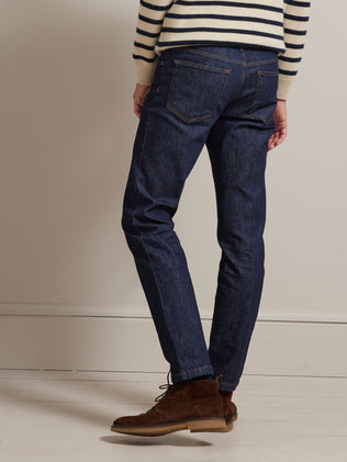 Men's regular organic cotton jeans with an eco-friendly wash