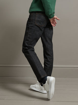 Men's regular organic cotton jeans with an eco-friendly wash