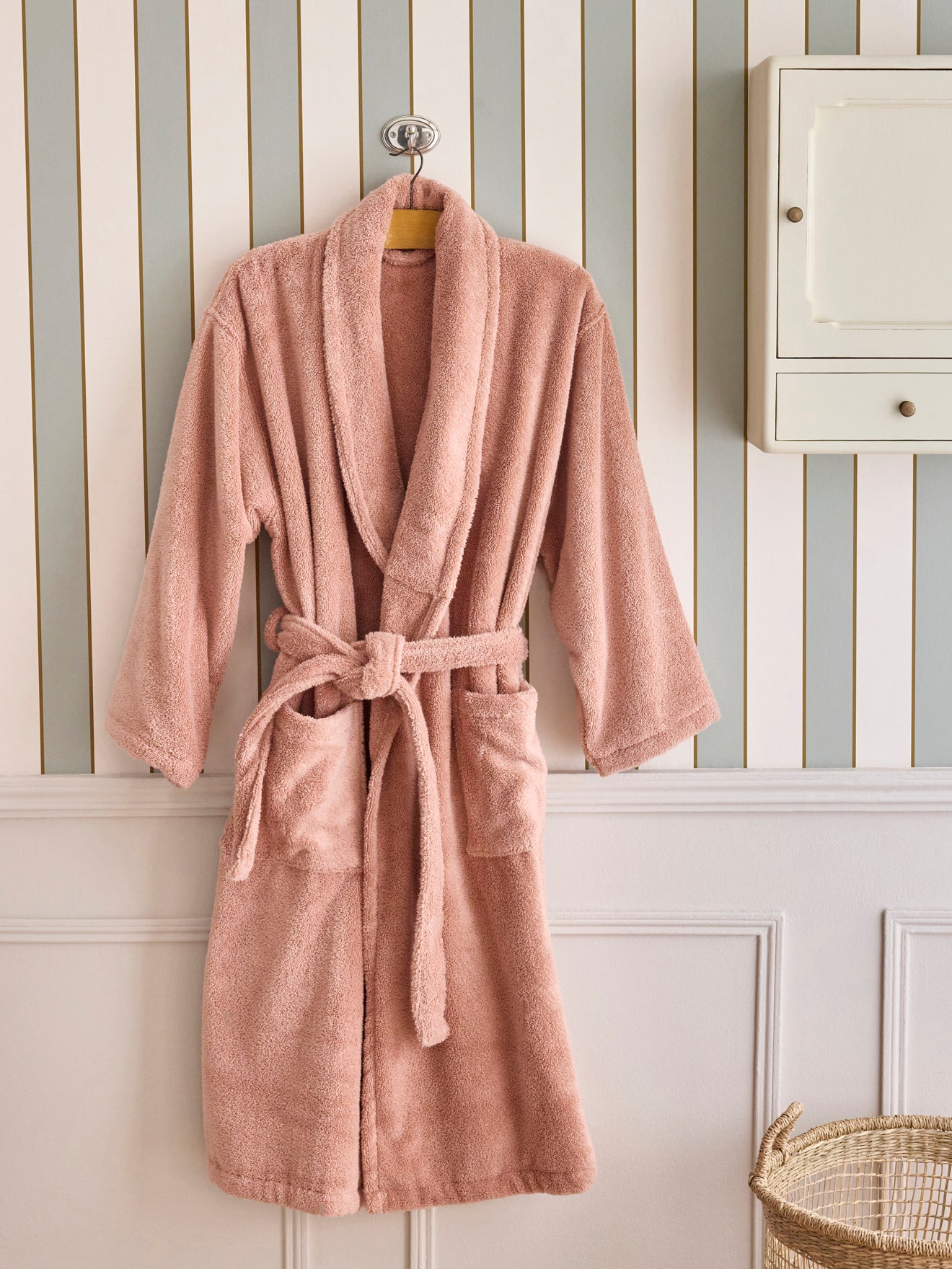 Terry cloth bathrobe with shawl collar Cyrillus COM