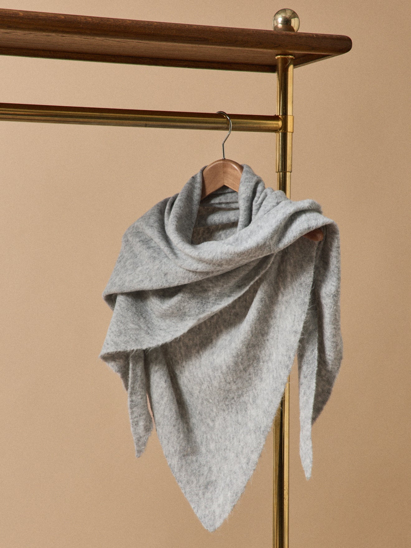 Foulard Triangle Uni Couleur Au Choix - Bandana Coton Femme