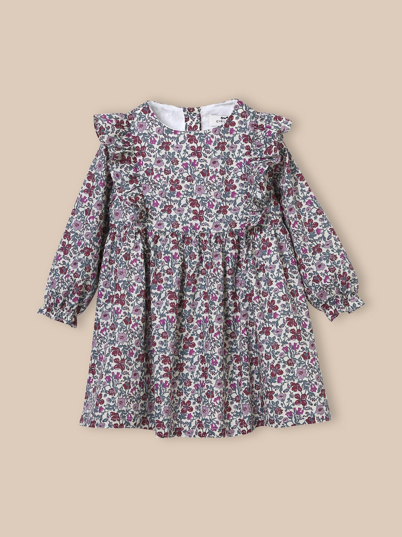 Baby's Meadow-print dress made with Liberty fabric