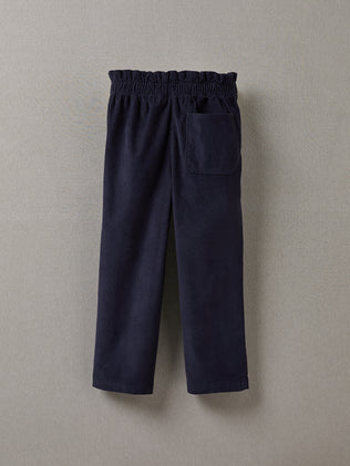 Girl's corduroy wide-leg trousers