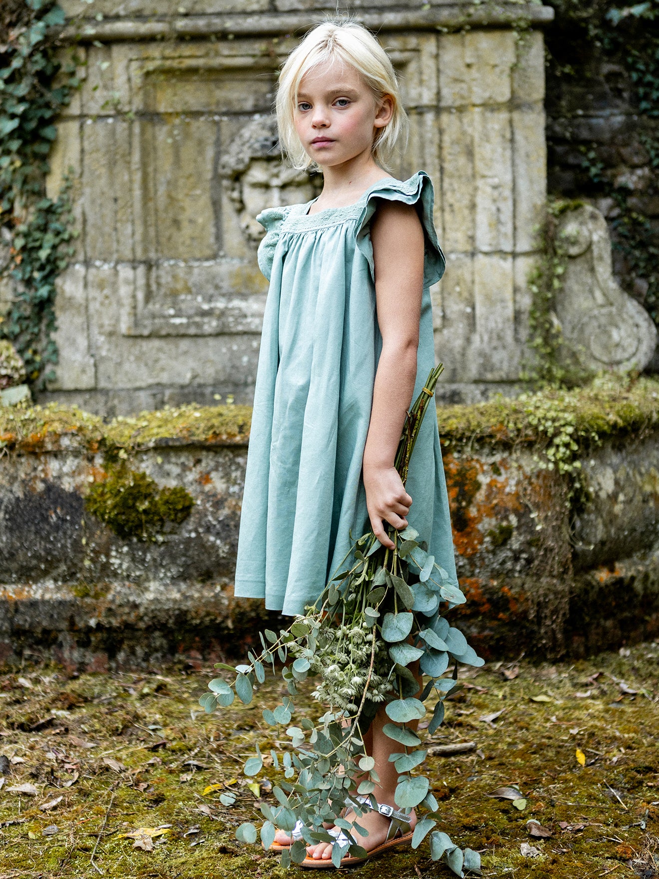 Dresses Cyrillus Cyrillus Soldes Femme Robe Fille Gabrielle Lin Et