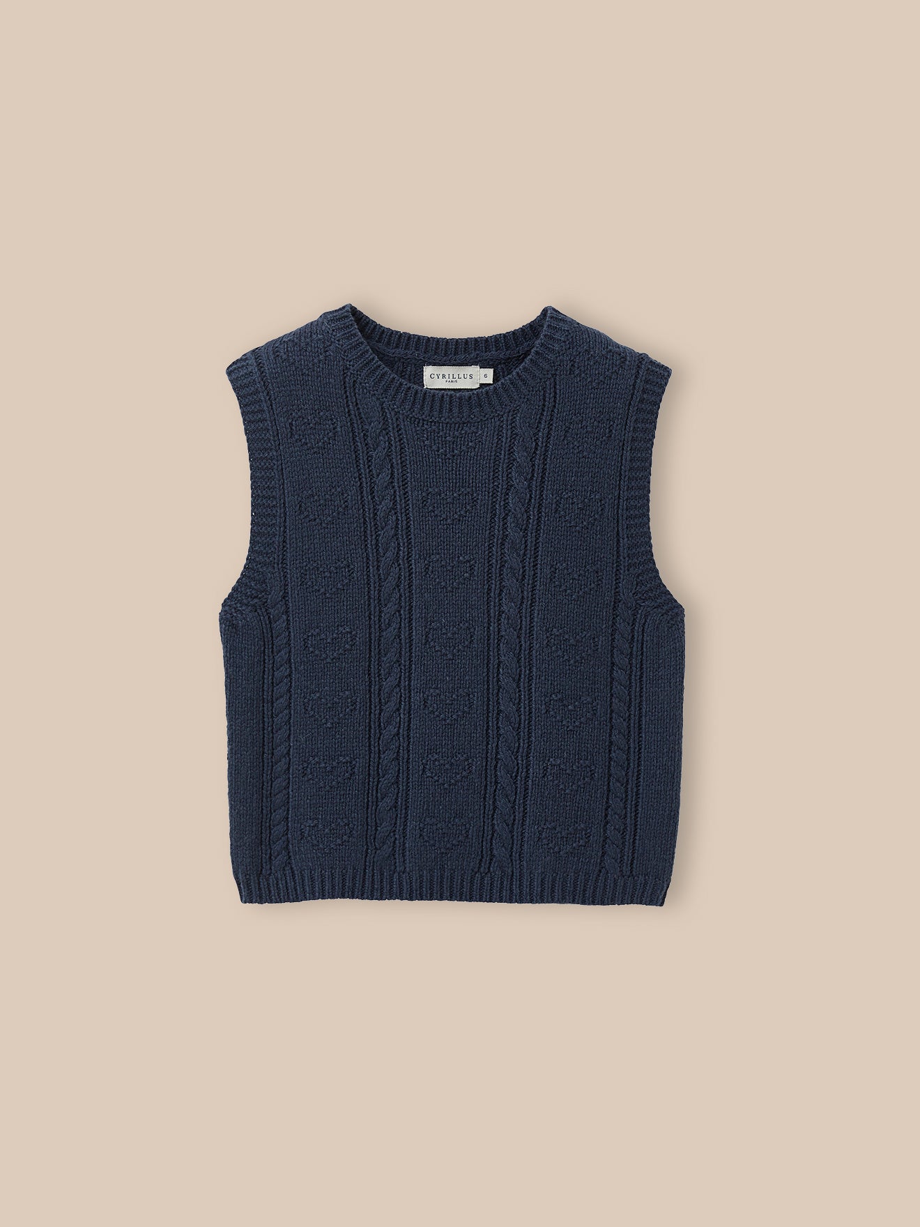 Pull Cyrillus Rouge En Laine Et Alpaga - Manches 3/4 - Taille XS - Occasion Bon état (signes D'usure)