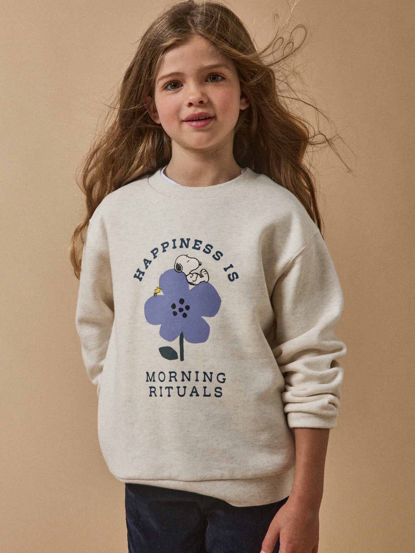 Cyrillus x Peanuts™ child's sweatshirt The Snoopy Collection