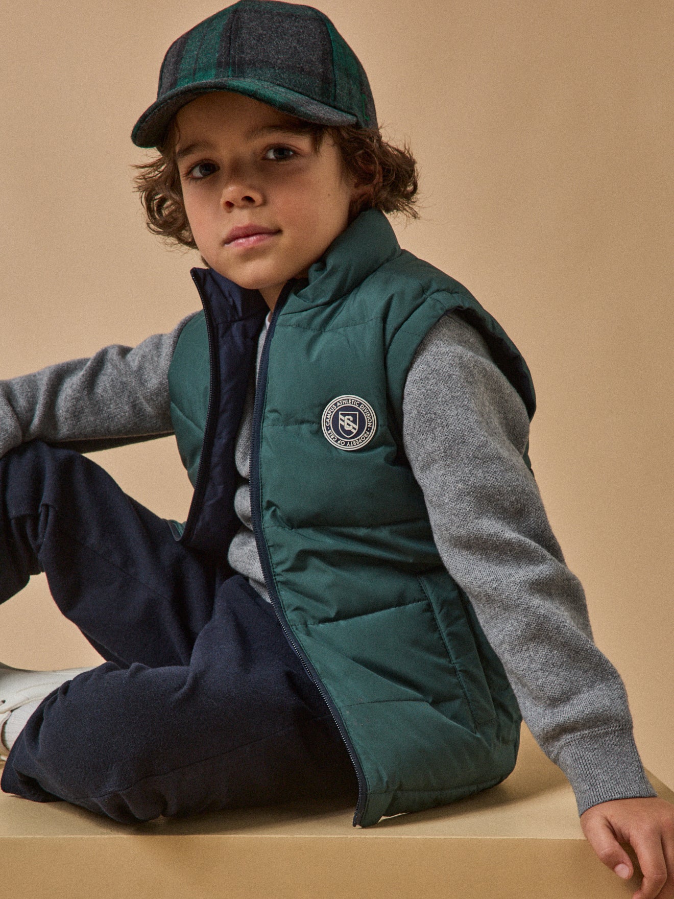 Doudoune sans manches réversible Garçon - Main Image