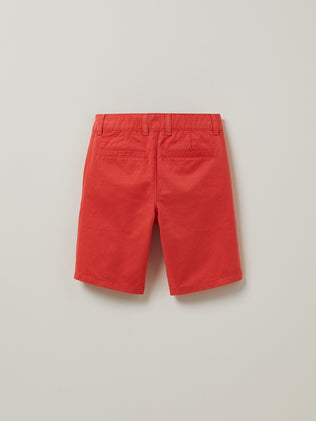 Boy's chino Bermuda shorts