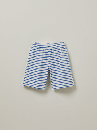 Boy's organic cotton sailor-syled pyjamas with shorts