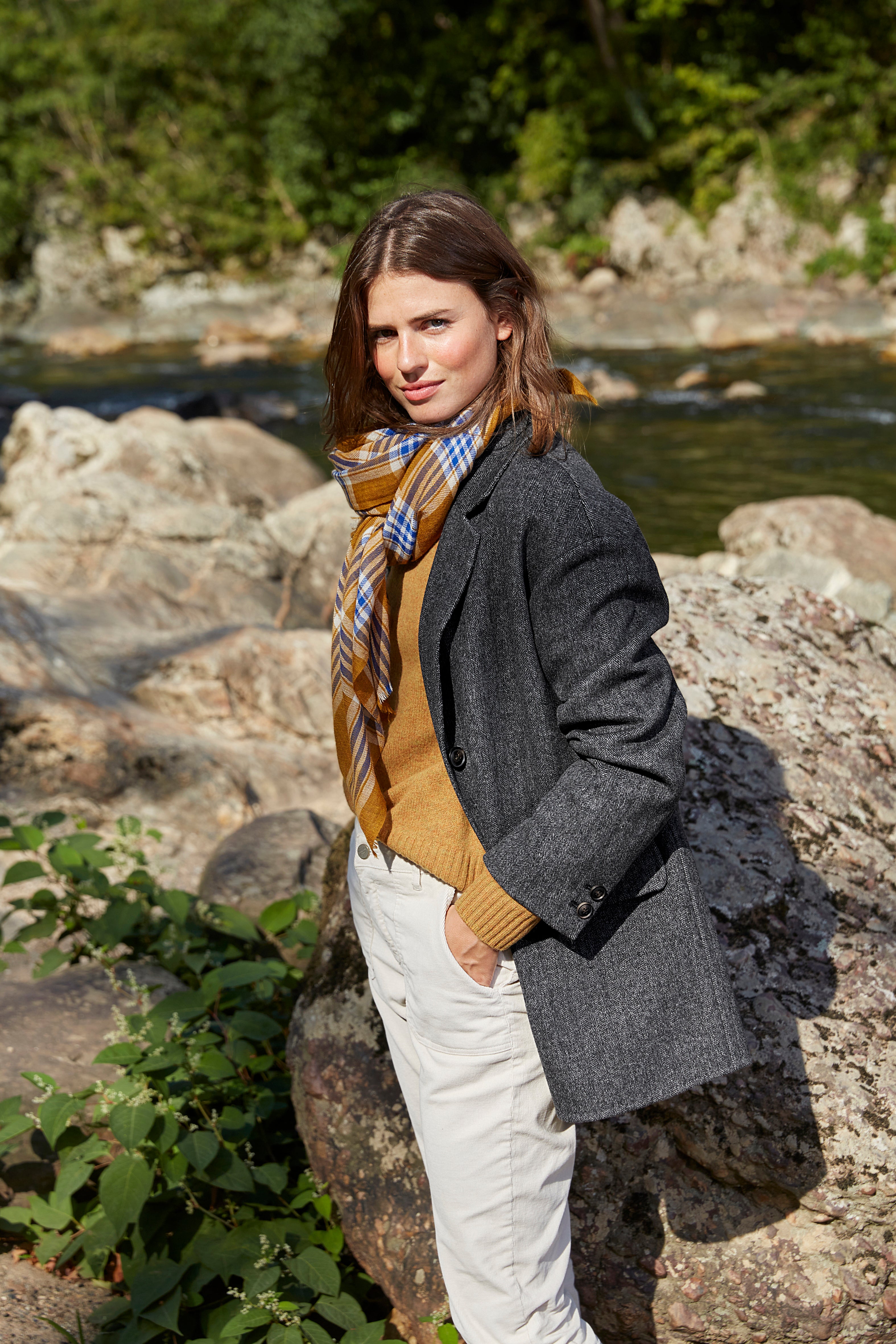 Veste lainage chevrons femme Cyrillus COM