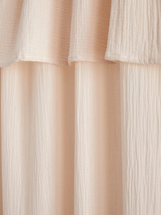 Cotton gauze panel curtain