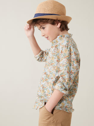 Shirt made with Liberty fabric - Partywear and Bridal Collection
