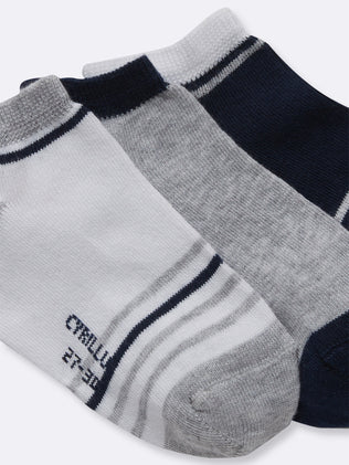 Pack of 3 pairs of boy's sports socks