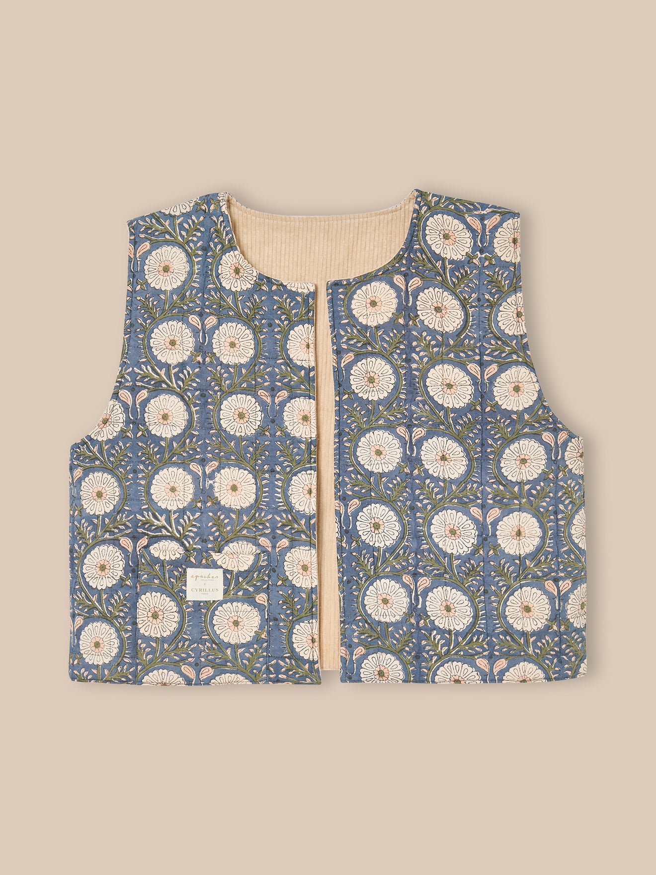 Women's reversible Sakari jacket - Cyrillus x Apaches Collection