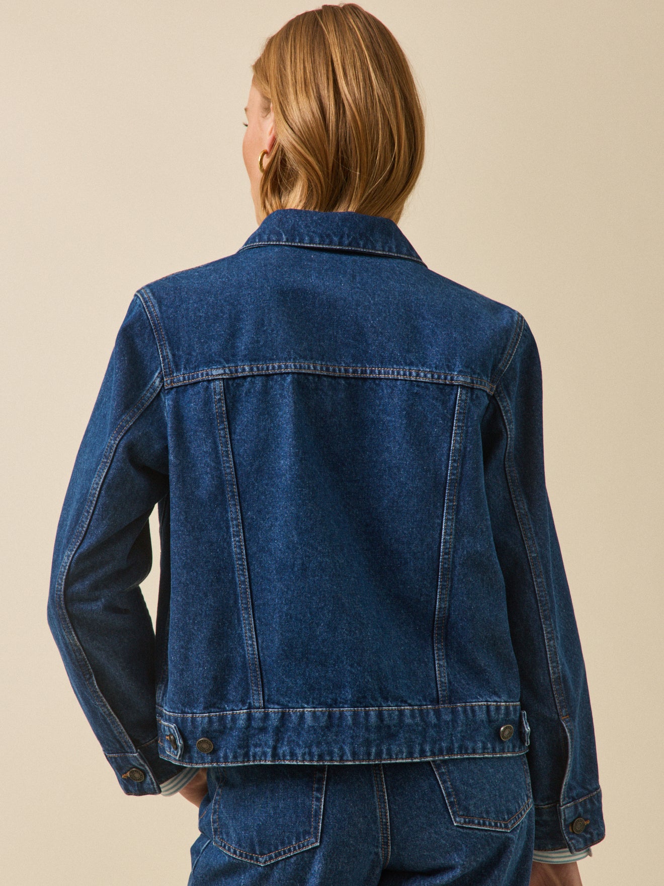 Women's organic cotton jeans jacket