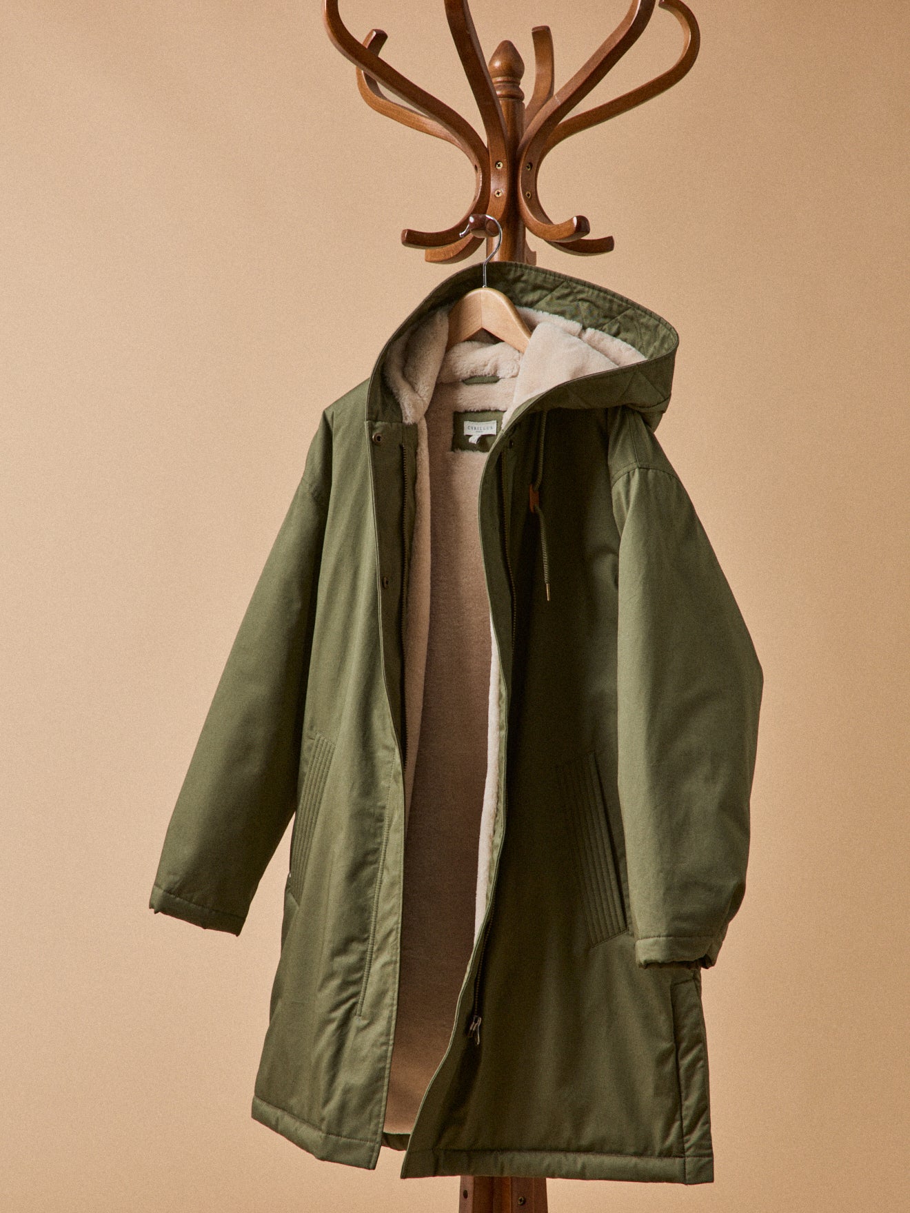 Women's mid-length parka with faux-fur lining - Cyrillus COM