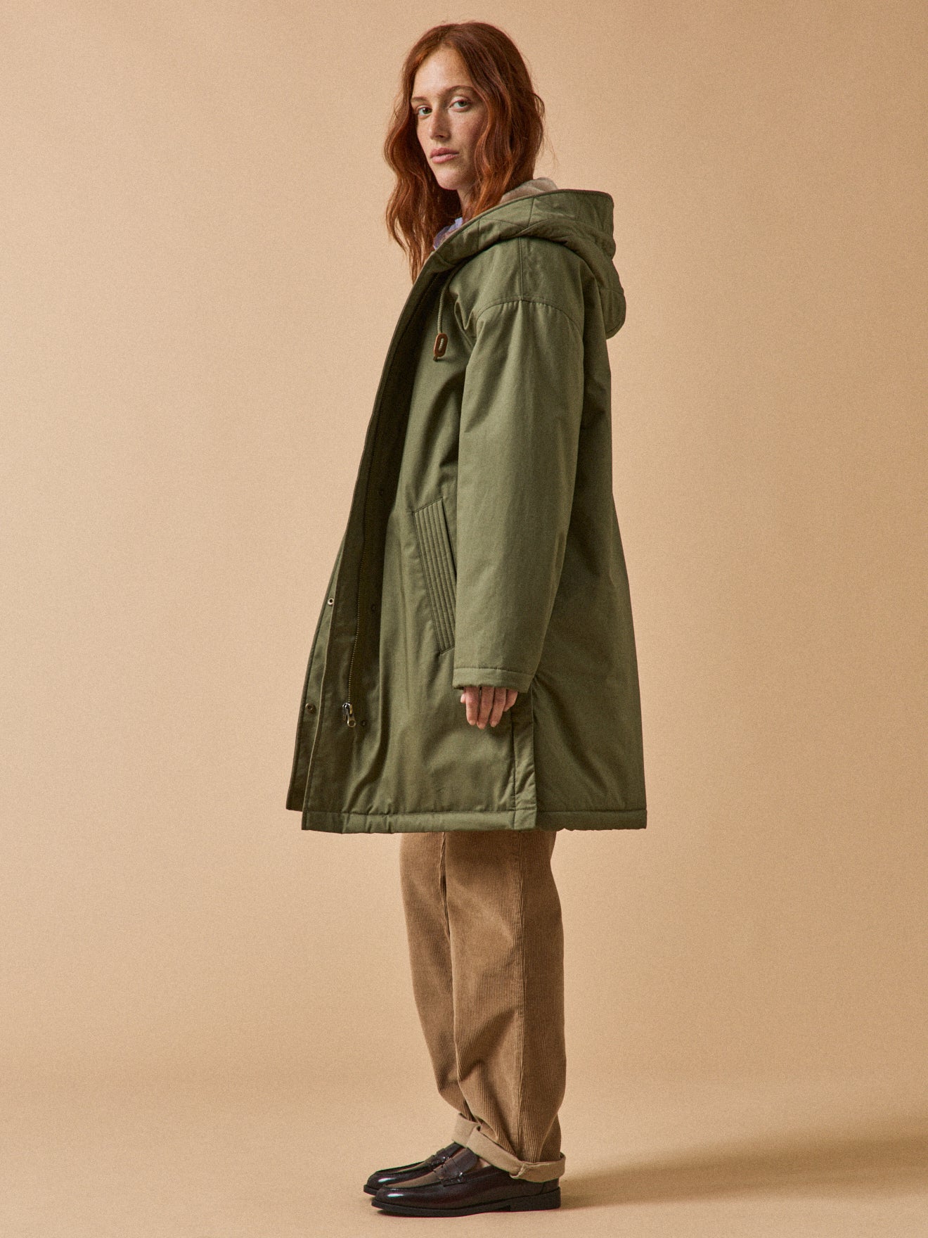 Women's mid-length parka with faux-fur lining - Cyrillus COM Women's mid-length parka with faux-fur lining - Cyrillus COM