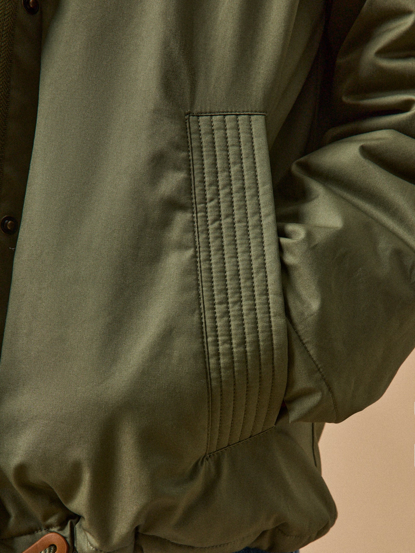 Parka courte femme doublée imitation fourrure