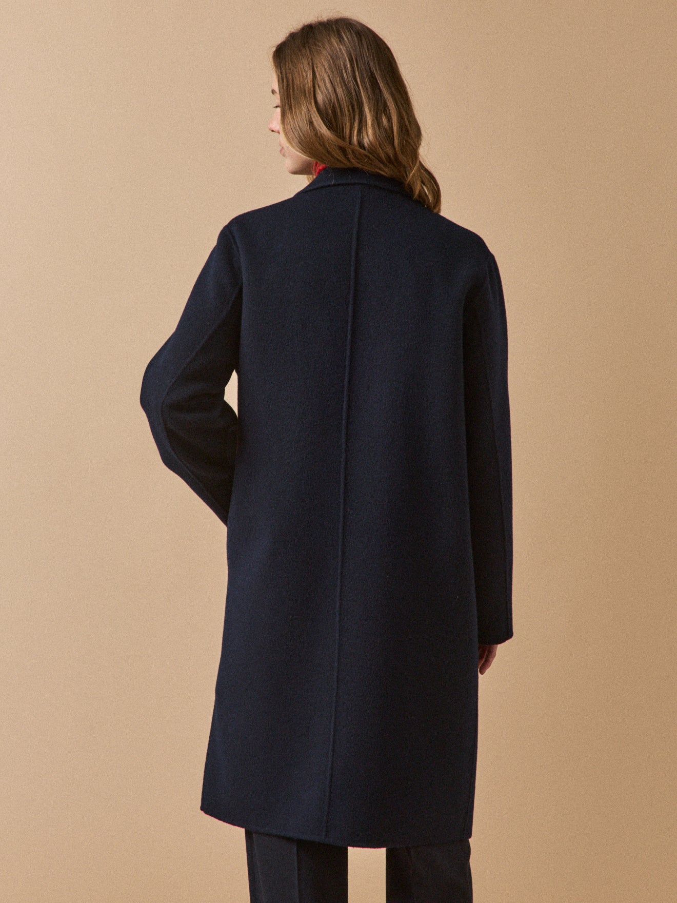 Women's double-sided woolen coat