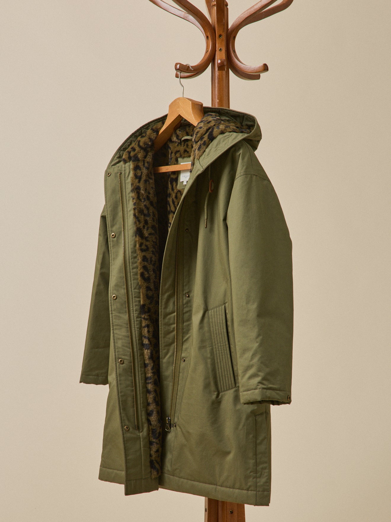 Parka mi-longue femme doublée imitation fourrure