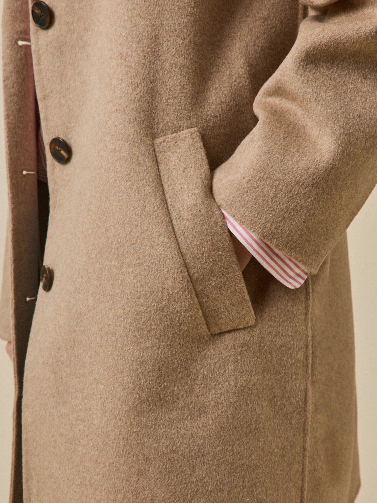 Women's double-sided woolen coat