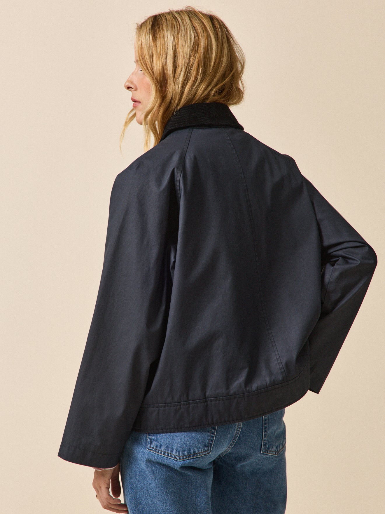 Women's coated cotton jacket