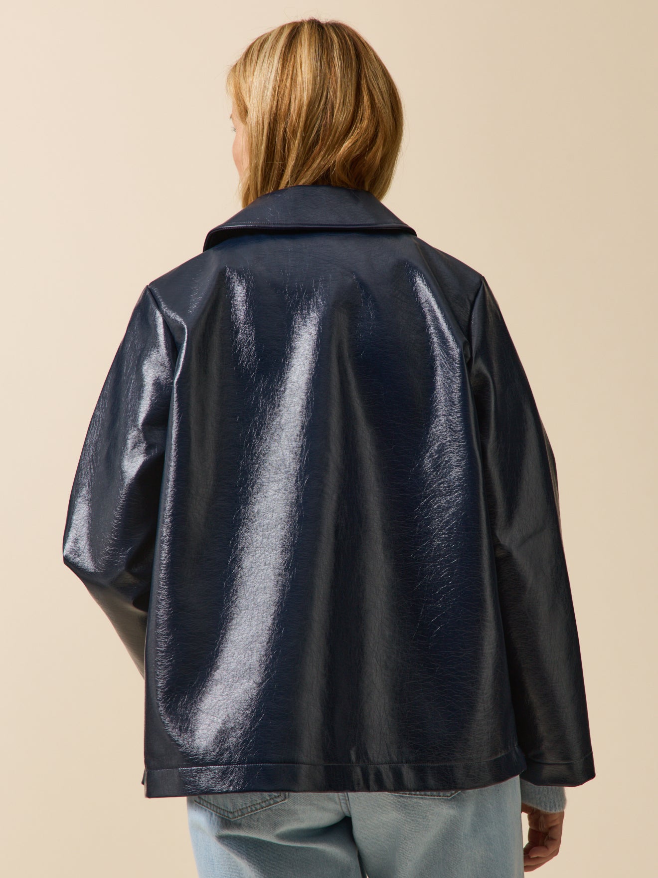 Women's vinyl coat