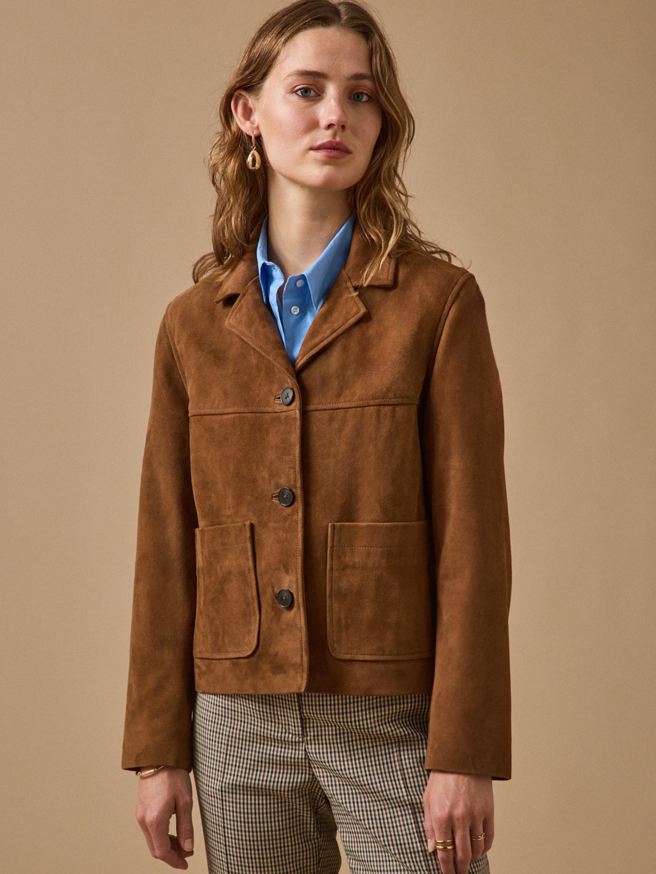 Women's leather jacket