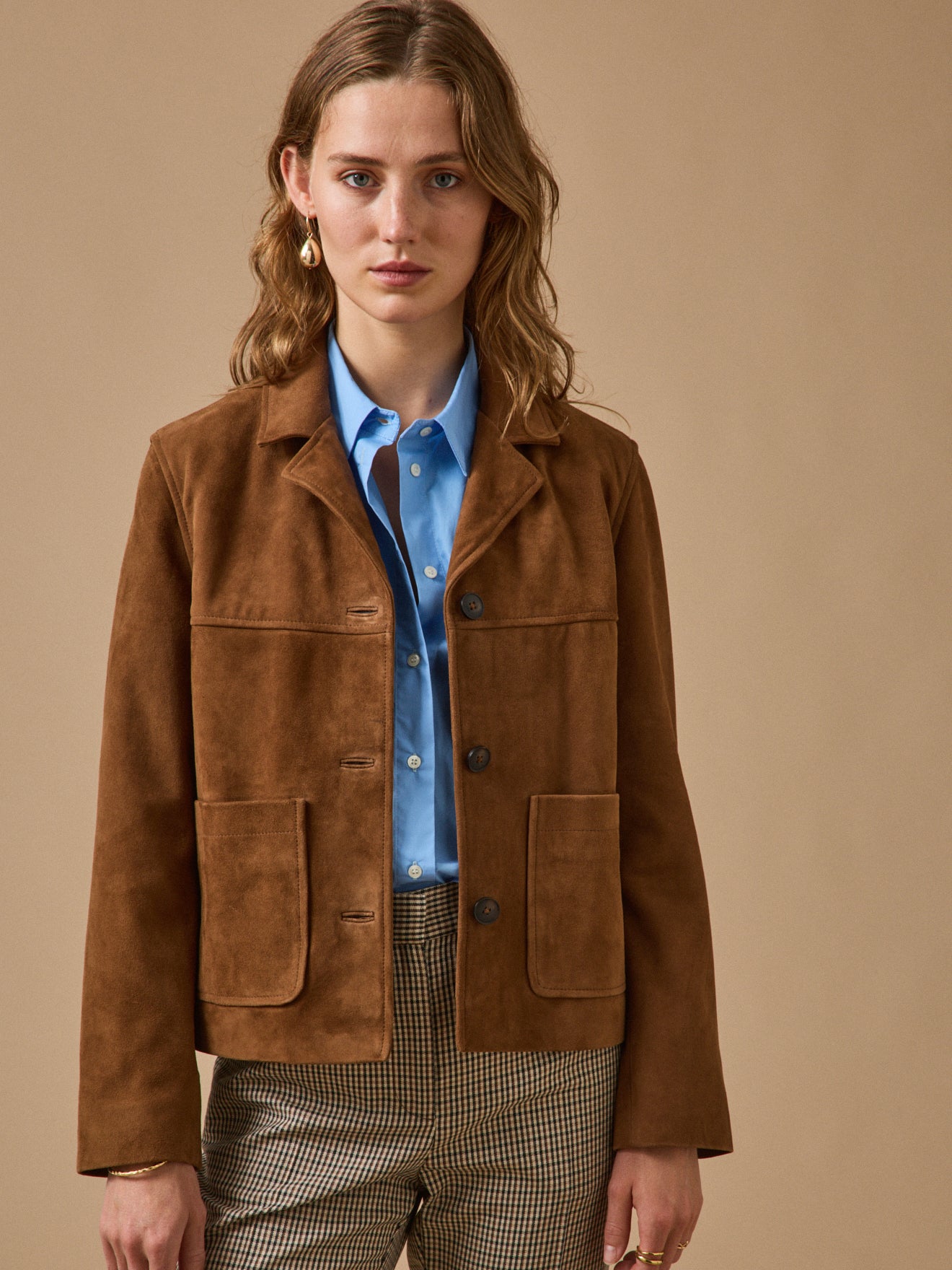 Women's leather jacket