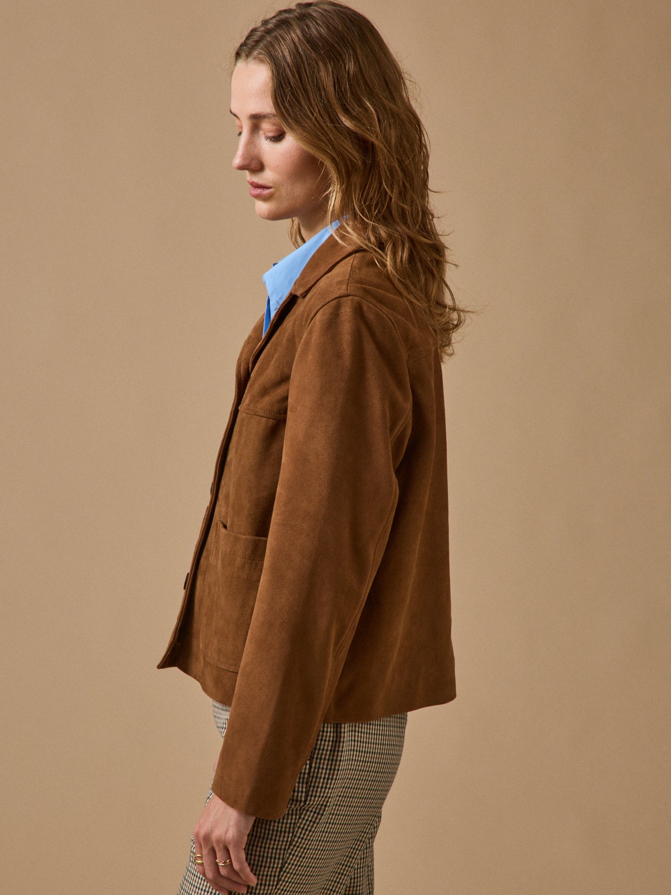 Women's leather jacket