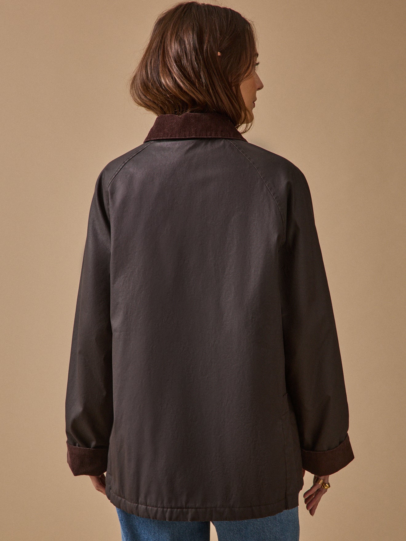 Women's coated cotton jacket