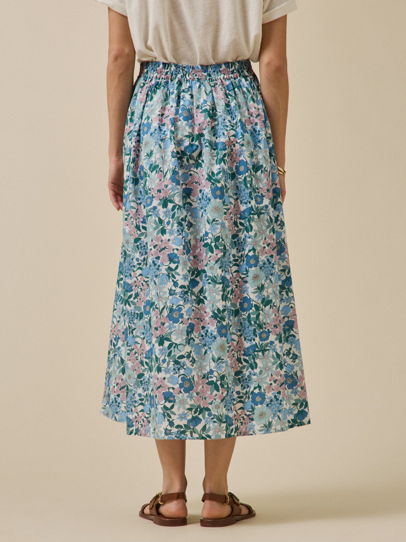 Jupe longue femme tissu Liberty - Limited Collection