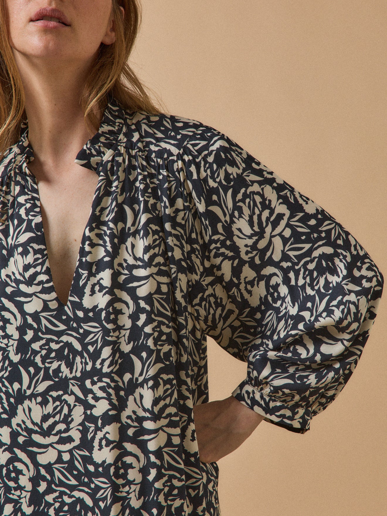 Robe housse courte femme viscose imprimé Luna