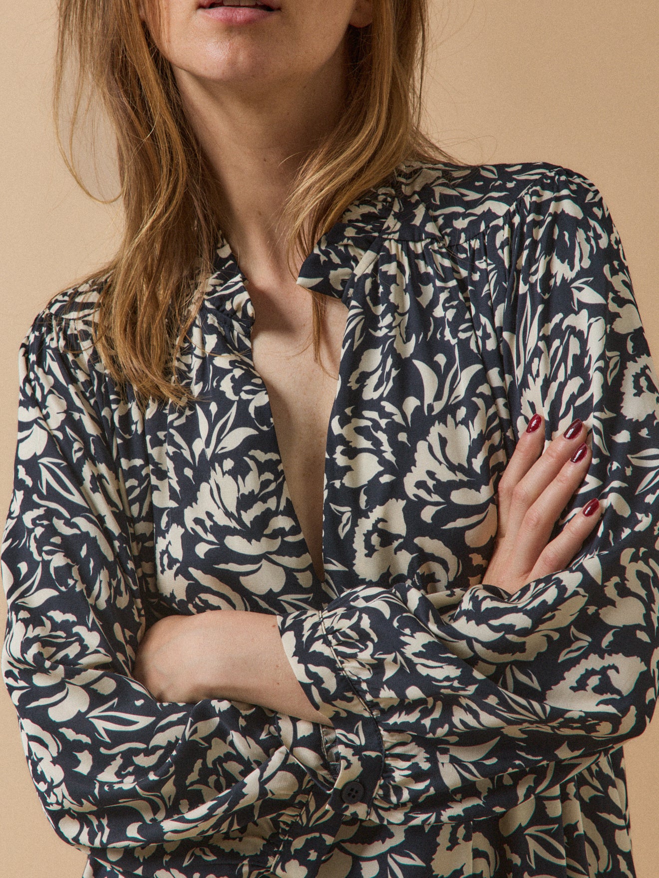 Robe housse courte femme viscose imprimé Luna