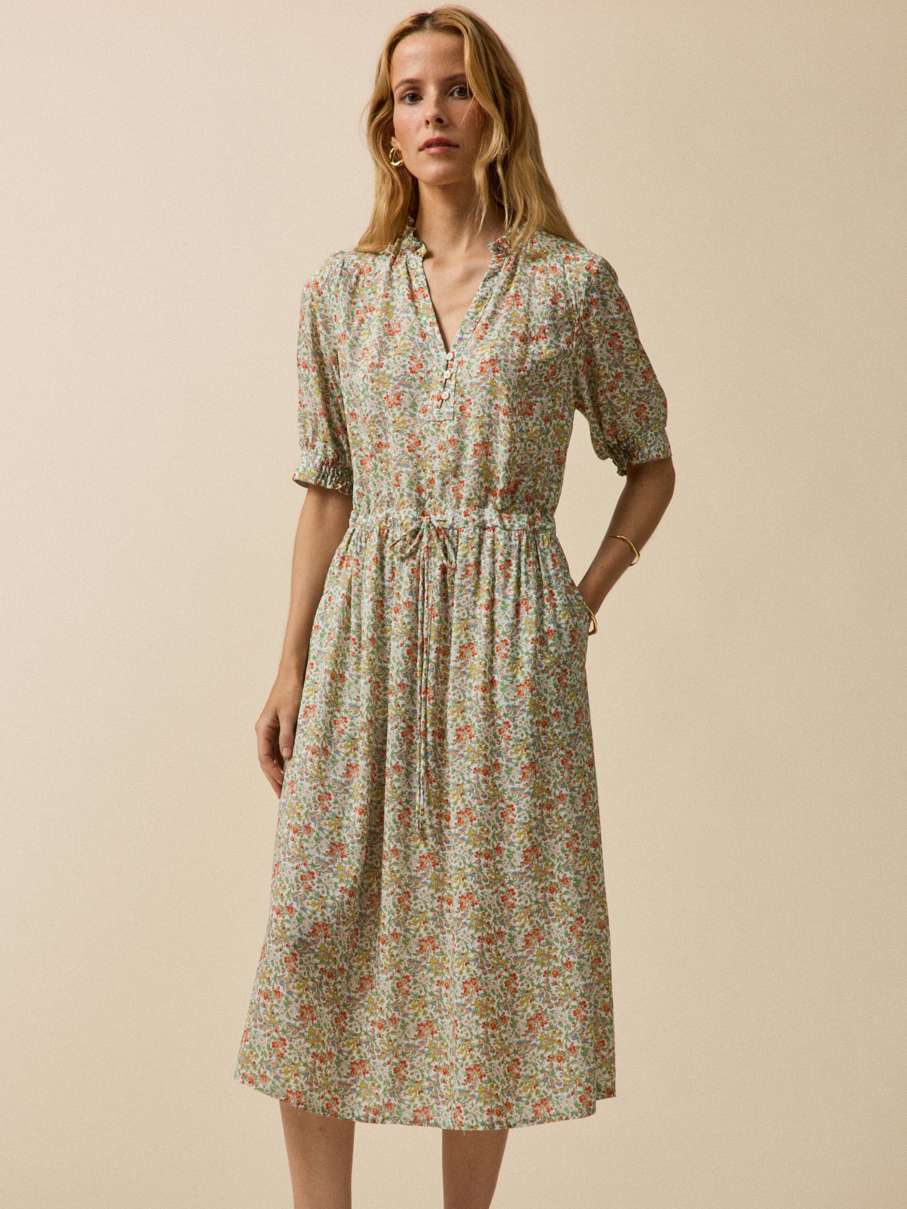 Women's long dress made with Liberty fabric - The Limited Collection
