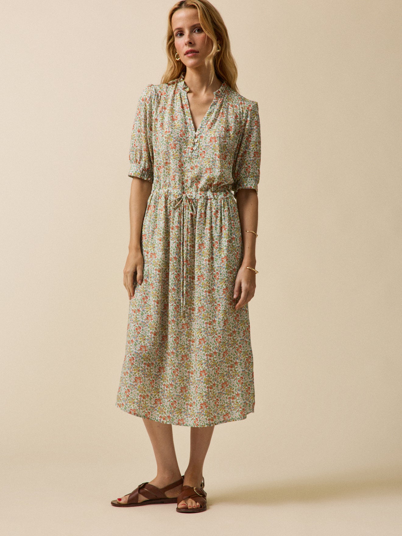 Robe longue femme tissu Liberty - Limited Collection