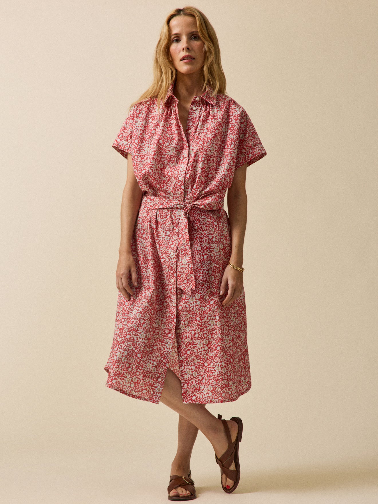 Robe sans manches femme tissu Liberty  - Limited Collection