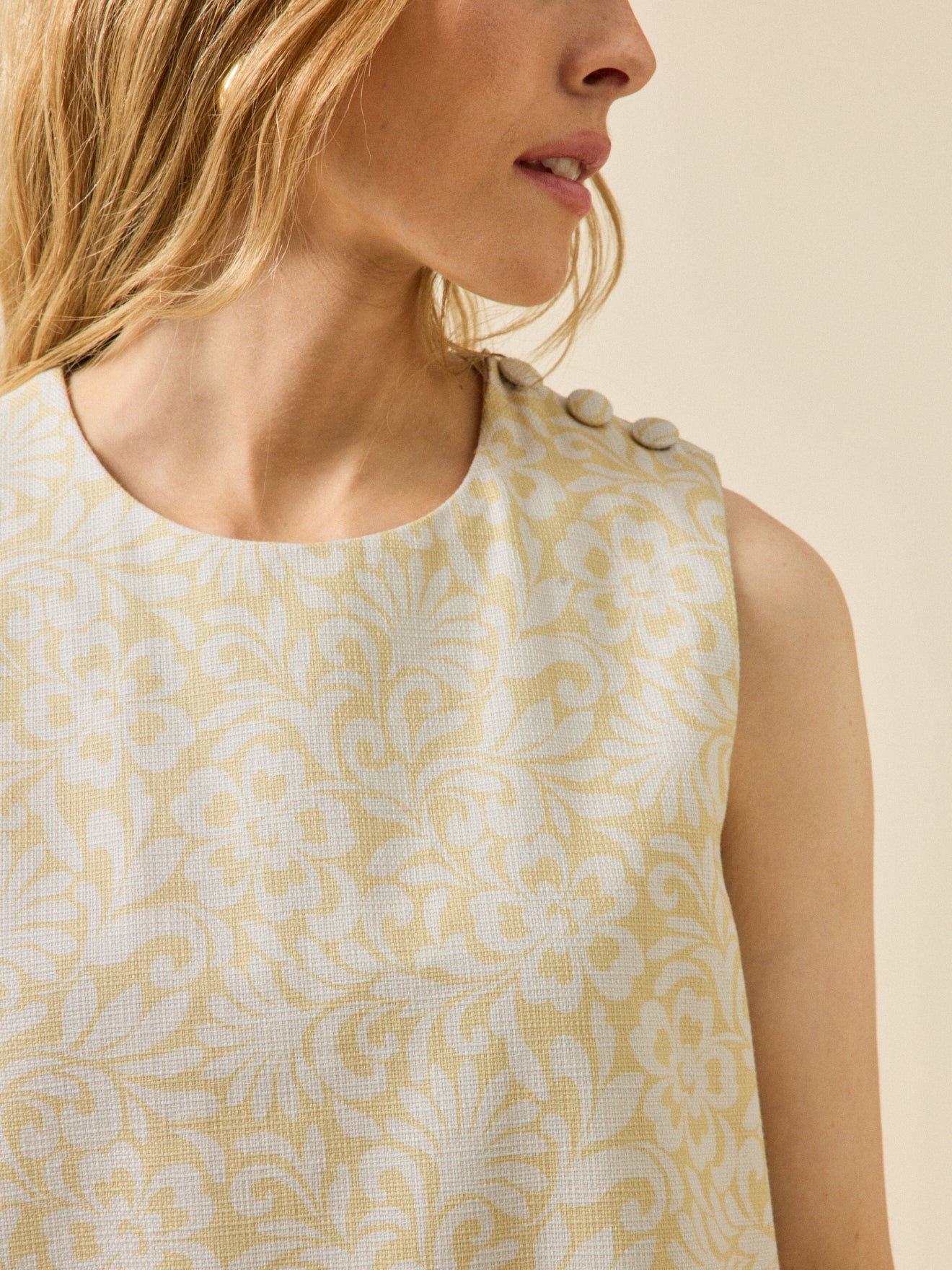 Robe chasuble femme imprimé Wallpaper