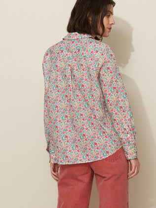 Women's Florence May motif shirt made with Liberty fabric