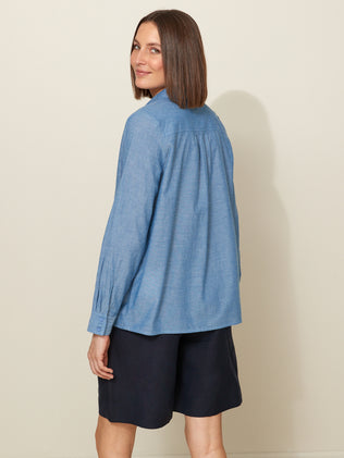 Chemise chambray femme