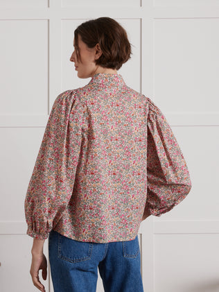 Women's Babingdon motif shirt made with Liberty fabric - The Limited Collection