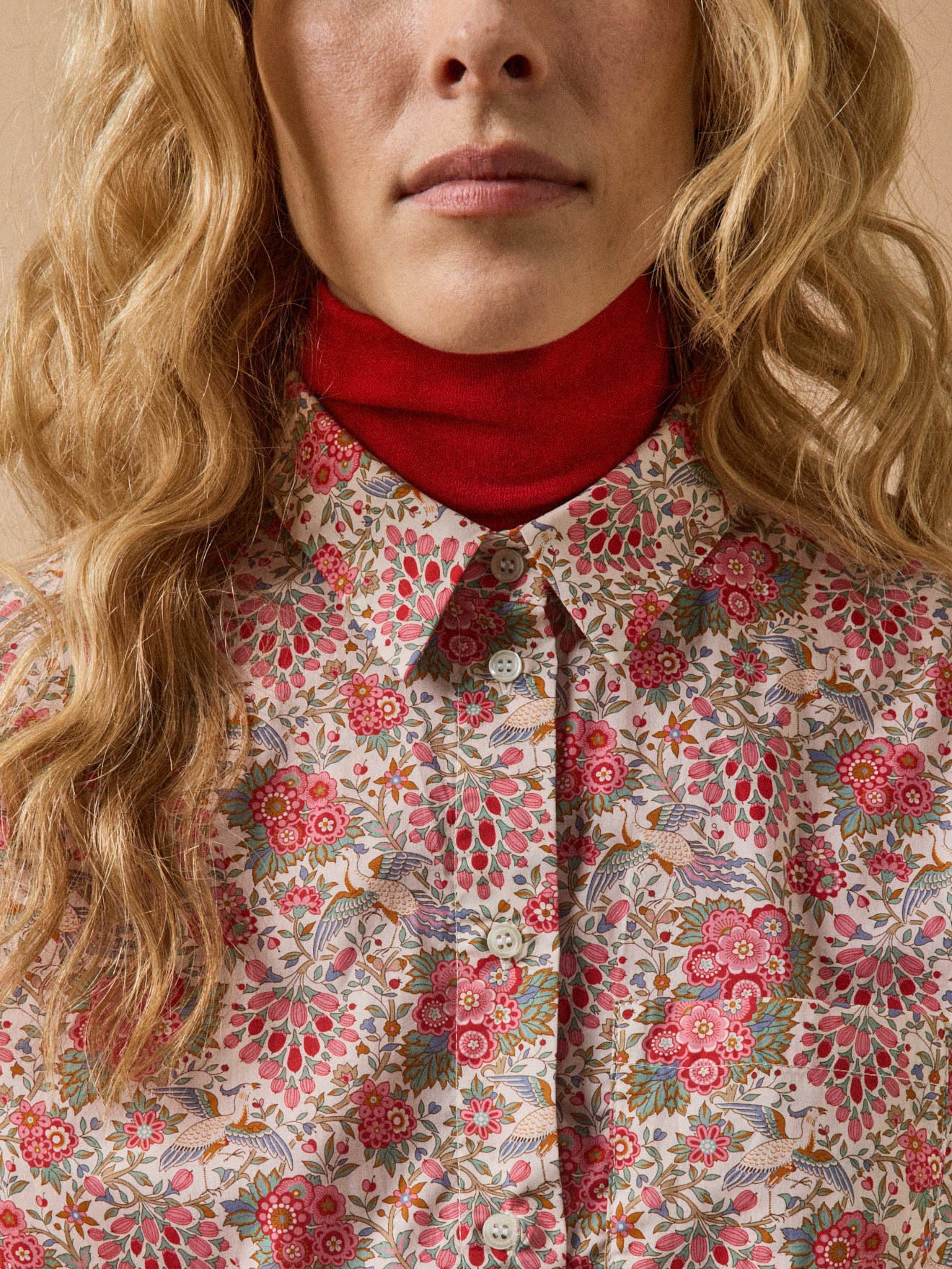 Chemise femme tissu Liberty - Limited Collection