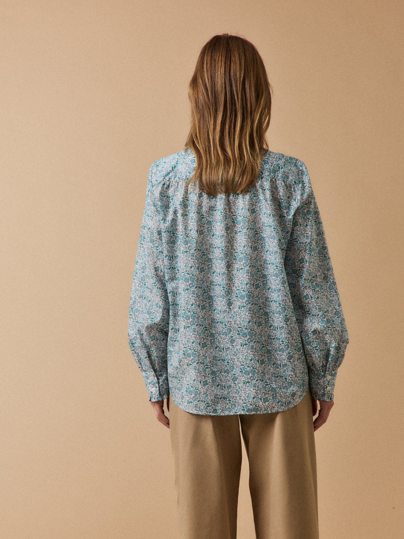 Chemise volantée femme tissu Liberty - Limited Collection