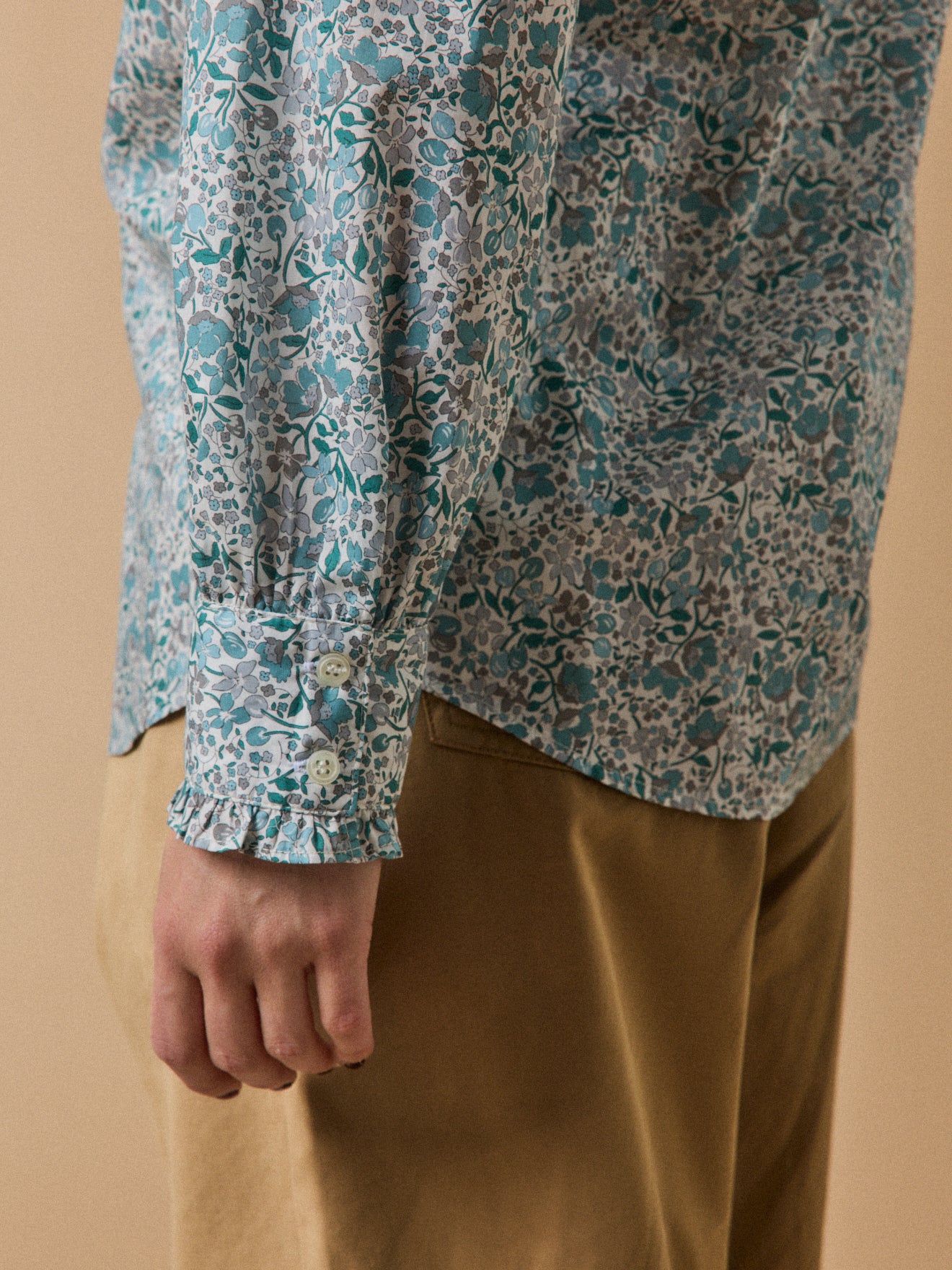 Chemise volantée femme tissu Liberty - Limited Collection