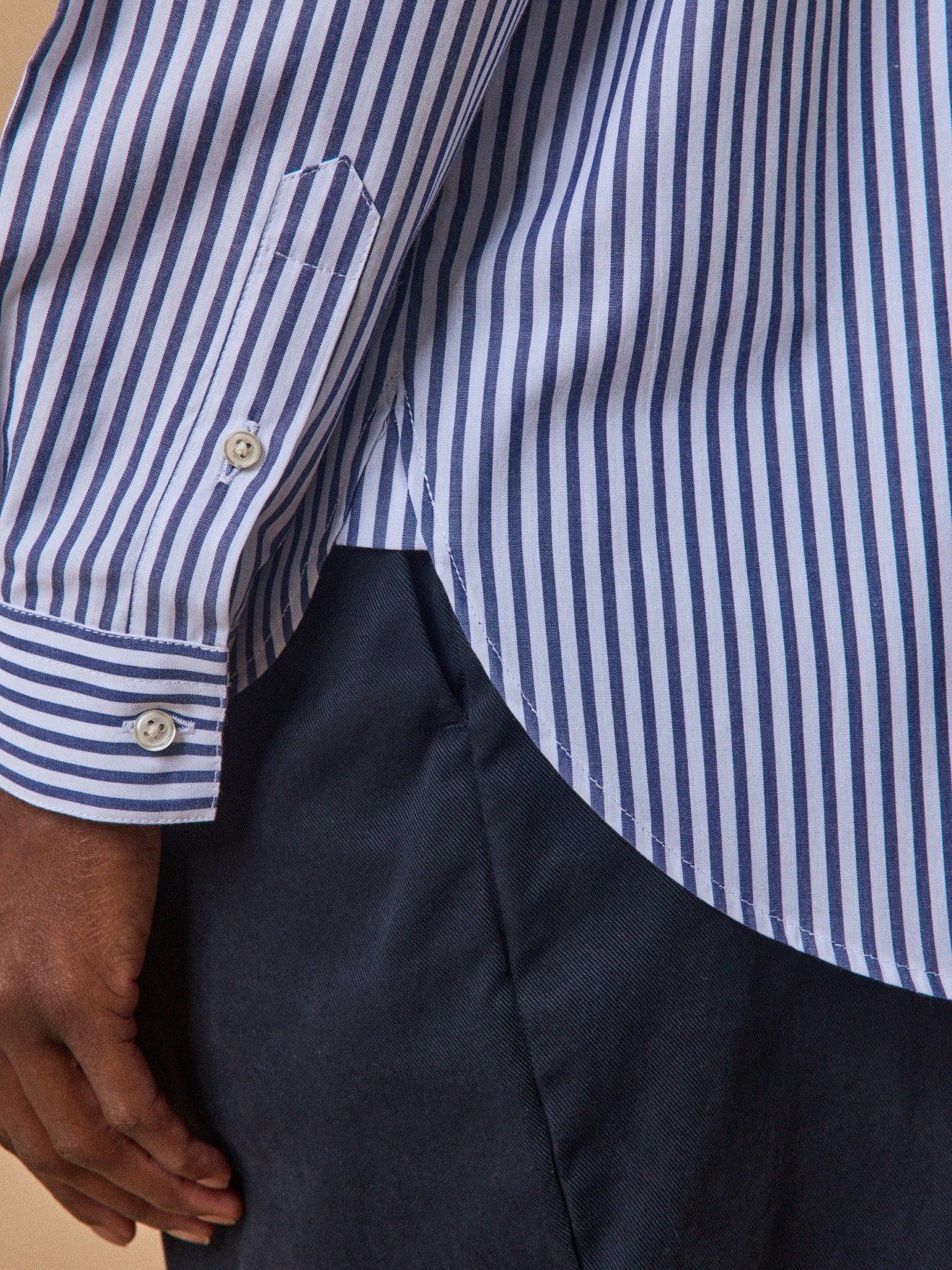 Chemise rayée femme coton biologique